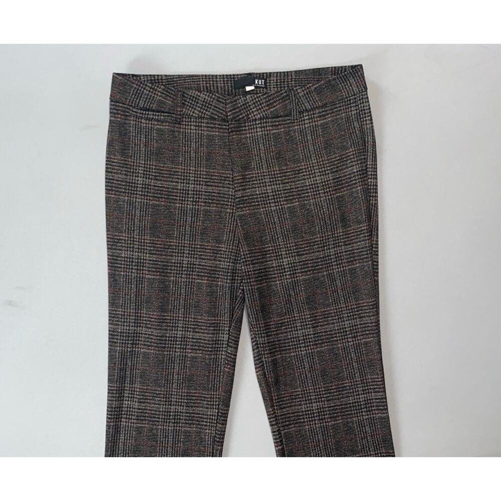 Liverpool Jeans Co Tapered Ankle Flannel Feel Pants, Trousers. Plaid, Women's 12 - Picture 5 of 9